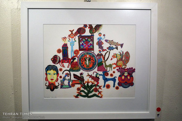 86-year-old art phenom showcases works at Golestan Gallery