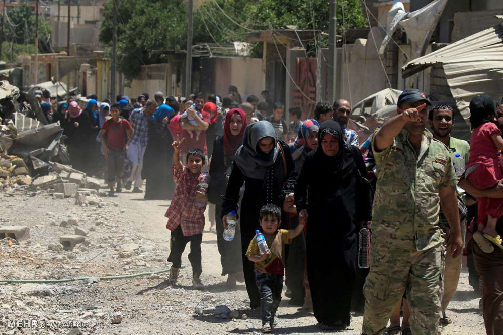 نبرد با آخرین بازمانده های داعش در موصل‎