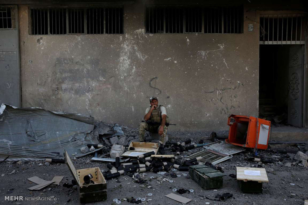 نبرد با آخرین بازمانده های داعش در موصل‎