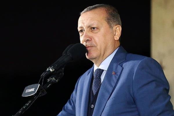 اردوغان: غربی ها از پ ک ک حمایت می کنند