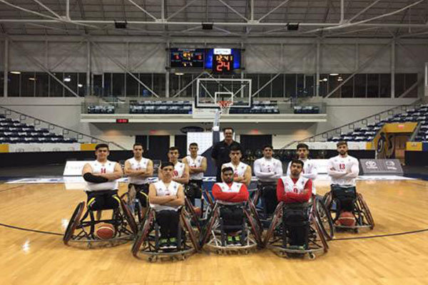 تیم بسکتبال با ویلچر زیر ٢٣ سال ایران به مرحله دوم صعود کرد