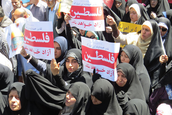 حضور پرشور  و انقلابی مردم شهر اراک در راهپیمایی روز قدس