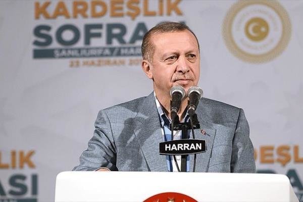 اردوغان:متوجه دسیسه‌ها در سوریه و عراق هستیم