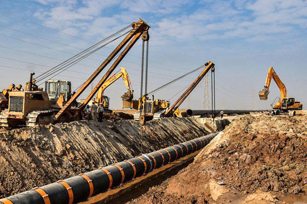 اجرای بیش از ۷۰ درصد از طرح احداث خطوط لوله صادرات گاز به عراق