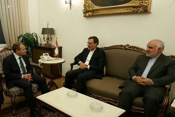 جابری انصاری با وزیر امور خارجه لبنان دیدار و گفتگو کرد