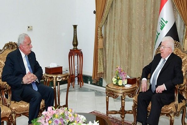 دیدار وزیر خارجه تشکیلات خودگردان فلسطین با مقامات عراقی