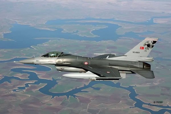 بمباران مناطق شمال اربیل توسط جنگنده‌های ترکیه