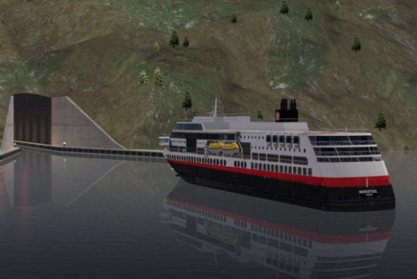 نروژ برای کشتی ها تونل می سازد