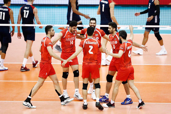 تیم ملی والیبال ایران بدون بازی با فرانسه به عنوان سوم رسید