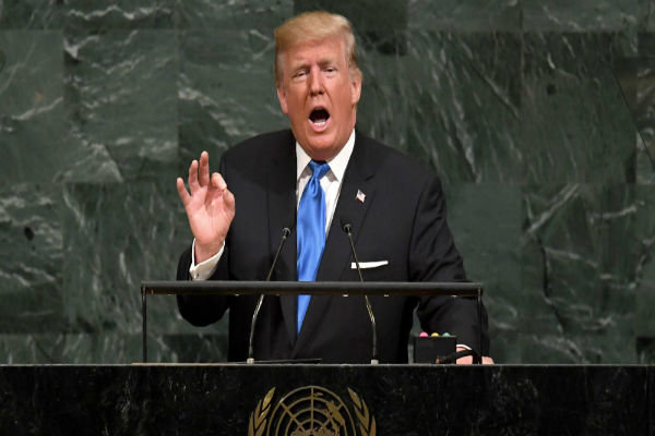 رفتار رئیس جمهور آمریکا در اجلاس سازمان ملل متحد غیر سازنده بود
