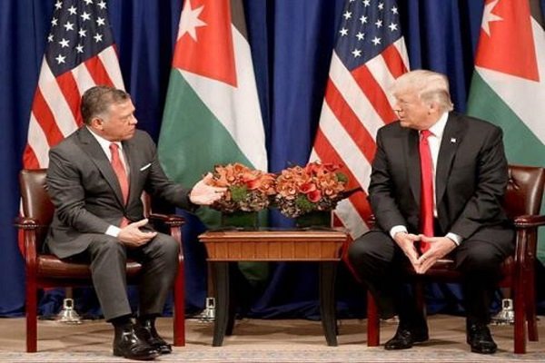 دیدار رئیس جمهور آمریکا و پادشاه اردن در نیویورک