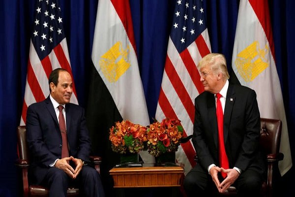 ترامپ: ازسرگیری کمک های نظامی به مصر را بررسی می کنیم