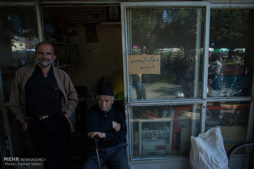 مراسم نمادین خا پاری ی کربلا در قزوین