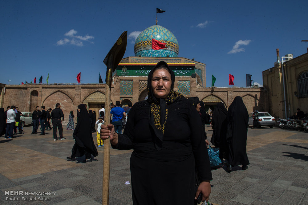 مراسم نمادین خا پاری ی کربلا در قزوین