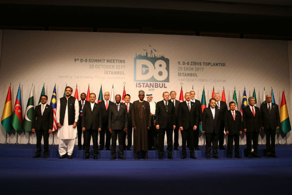 نهمین اجلاس سران سازمان کشورهای «دی ۸» در استانبول آغاز شد