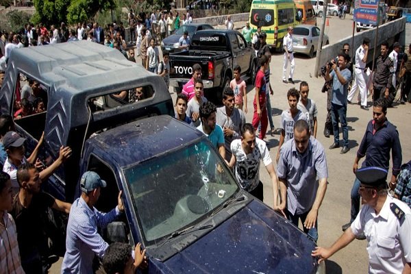 کشته شدن ۱۴ نفر از نیروهای امنیتی مصر در غرب قاهره