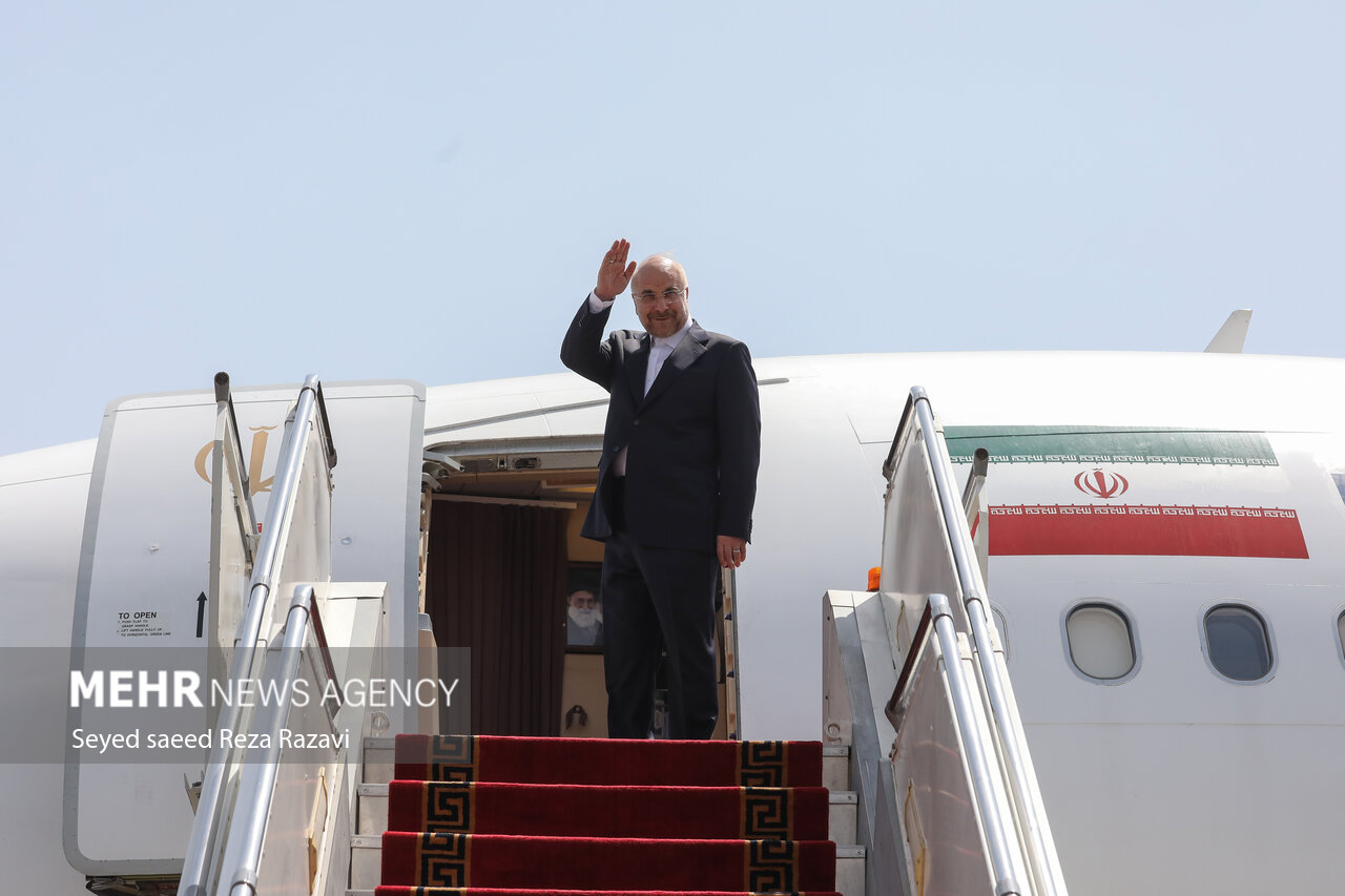 قالیباف، ایران را به مقصد آمریکا لاتین ترک کرد قالیباف، ایران را به مقصد آمریکا لاتین ترک کرد