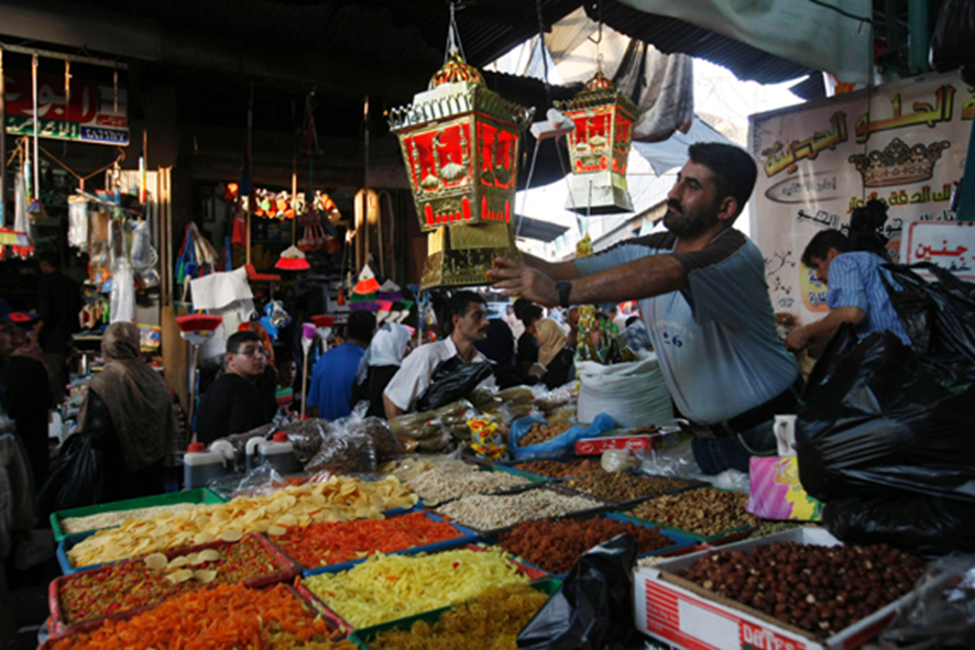 استقبال ویژه فلسطینیان از ماه رمضان به روایت تصویر