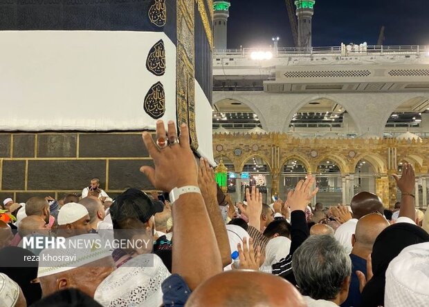 تصاویری اختصاصی مهر از طواف زائران برای پایان اعمال حج تمتع