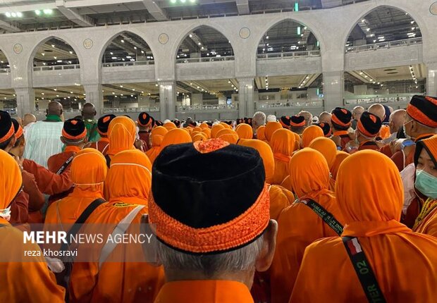 تصاویری اختصاصی مهر از طواف زائران برای پایان اعمال حج تمتع