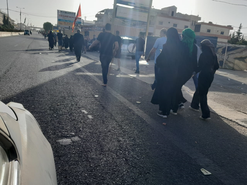 آغاز راهپیمایی «دفاع از ثقلین» در بیروت