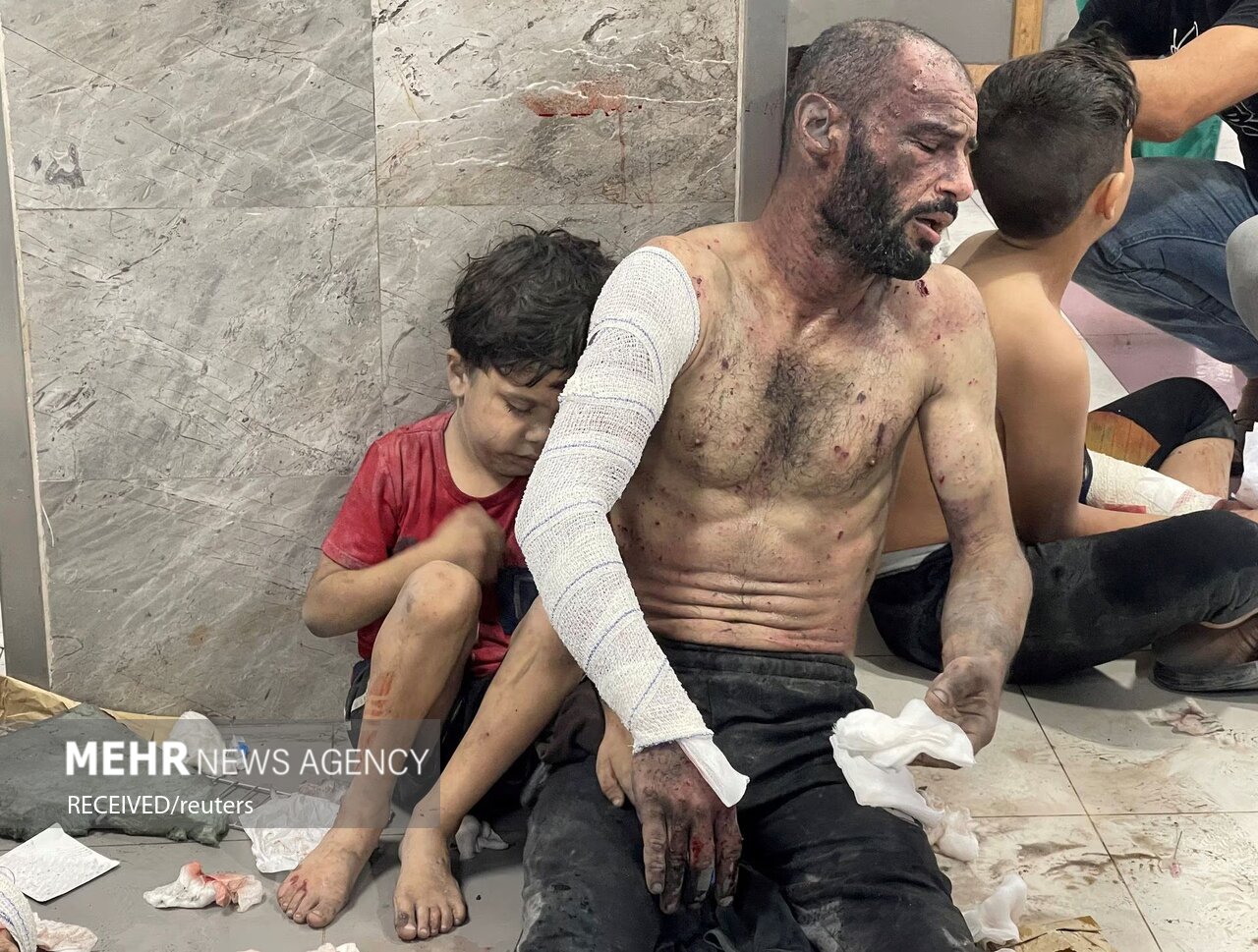 کلکسیون کامل جنایات جنگی صهیونیستها در بیمارستان شفا