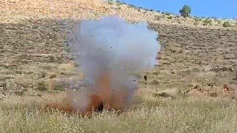 مجروح شدن یک شهرکنشین صهیونیست در تله پرچم فلسطین+ فیلم و تصاویر