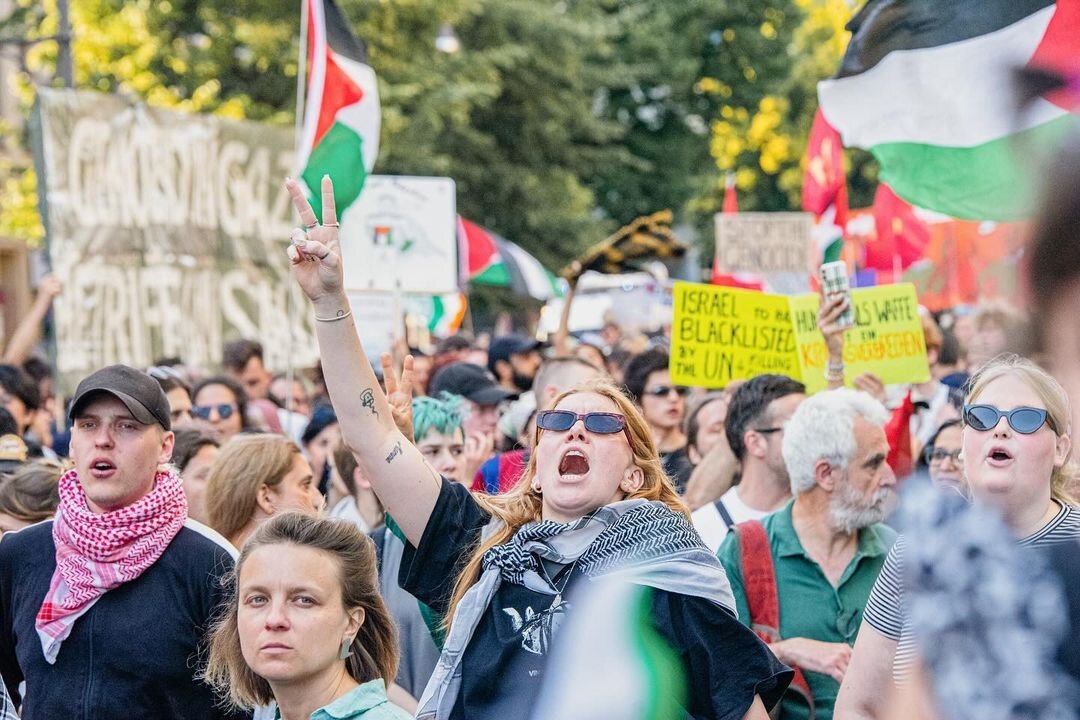 سرکوب و بازداشت؛ مجازات حمایت از مردم مظلوم غزه در آلمان+ فیلم