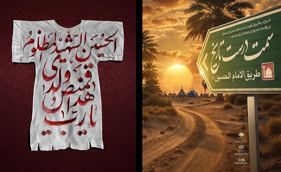 استفاده از گرافیک برای ماندگاری عاشورا/ از روضه مصور تا کتیبهها