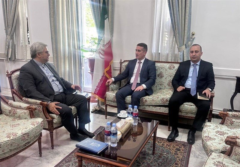 سفیر آذربایجان در ایران با مدیرکل اوراسیای وزارت خارجه دیدار کرد