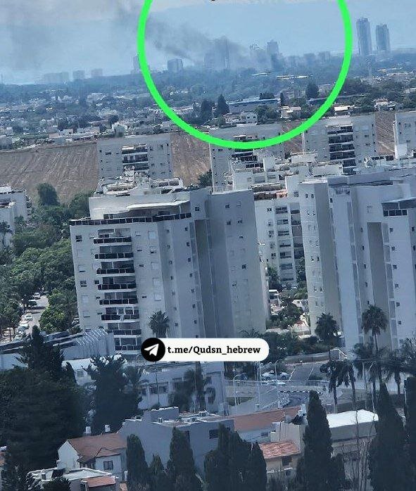 حمله موشکی و پهپادی حزب الله به حیفا، نهاریا و عکا+ فیلم