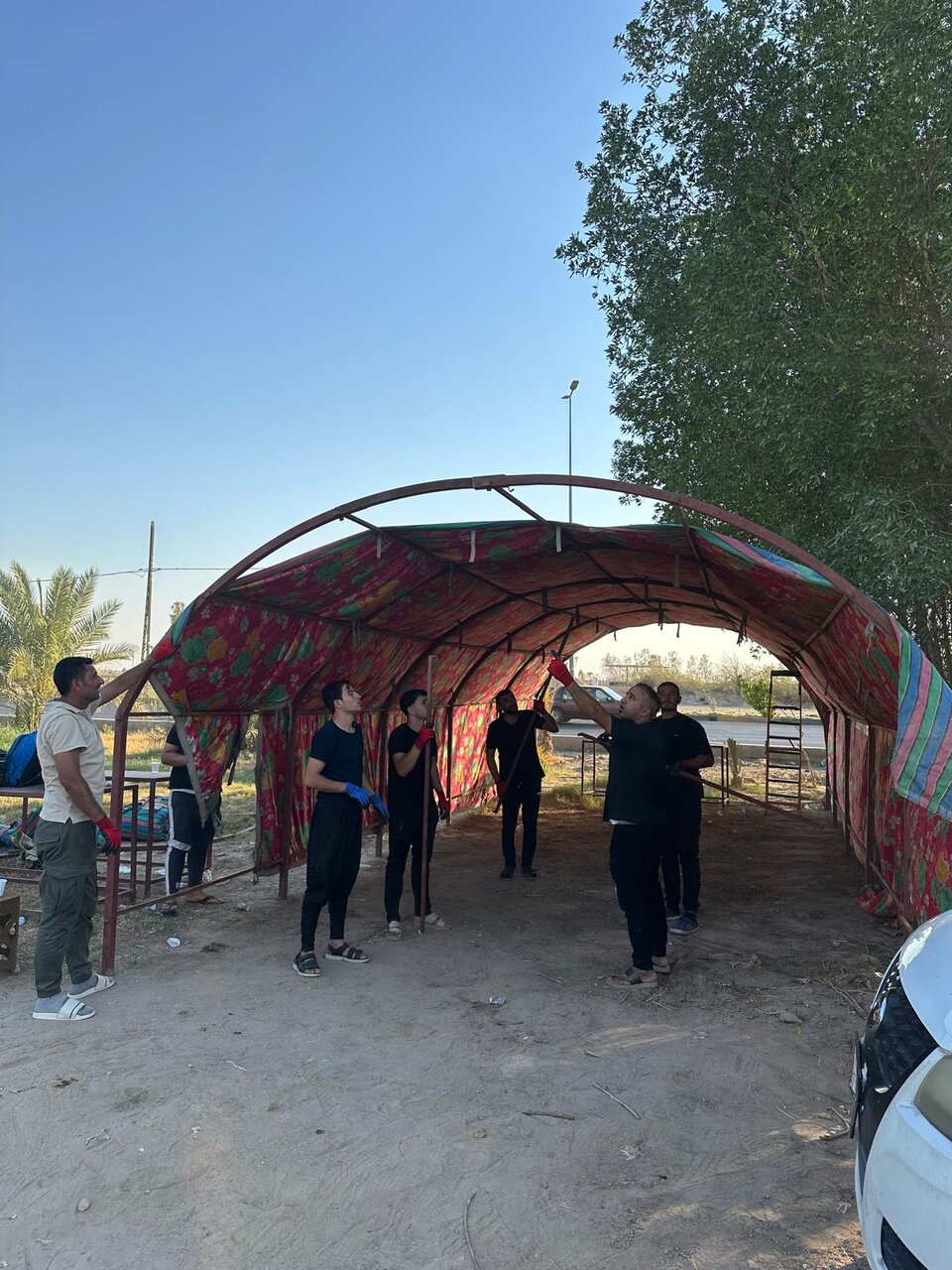 موکبهای مردمی ترکیه در پیادهروی اربعین+ فیلم