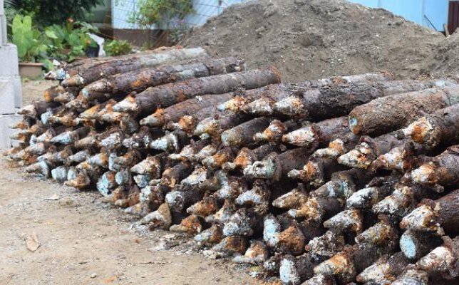 کشف بیش از ۲۰۰ گلوله عملنکرده جنگ جهانی از مدرسهای در هونیارا