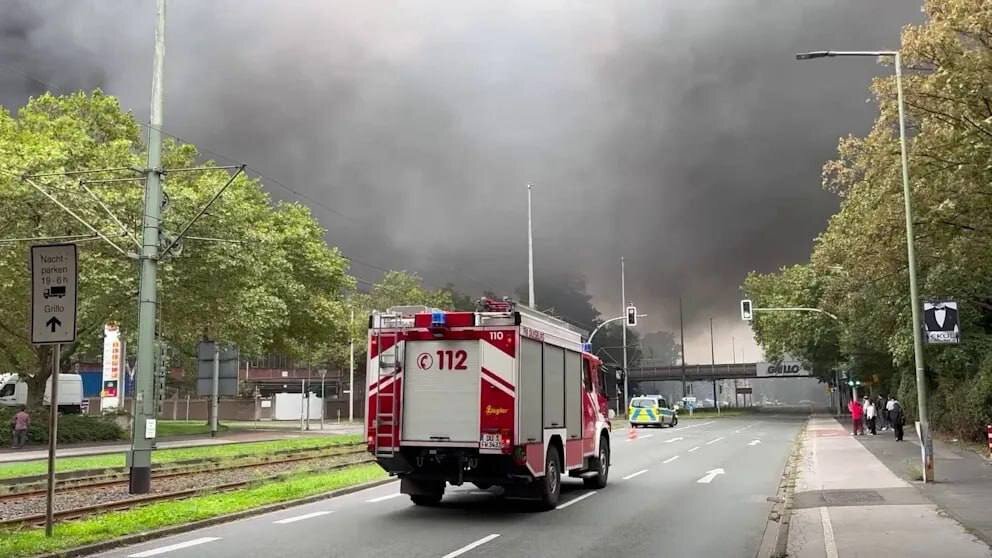 وقوع آتشسوزی در کارخانه شیمیایی در آلمان