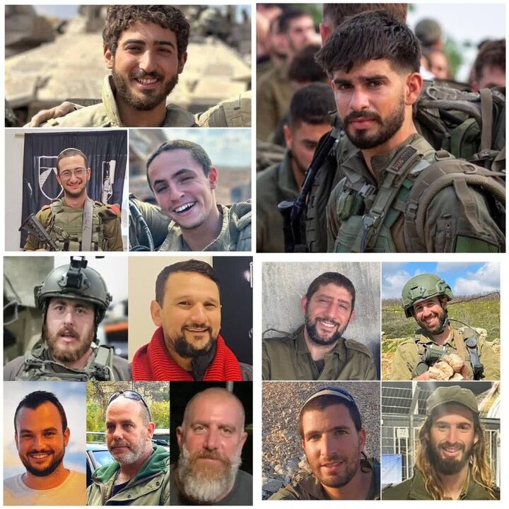 کشته شدن ۱۳ نظامی صهیونیست در غزه و لبنان طی ۲۴ ساعت گذشته+ عکس
