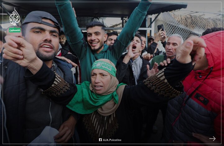 نمایی از حالوهوای غزه پس از آتشبس/ شادی پس از ۴۷۱ روز+ فیلم و عکس