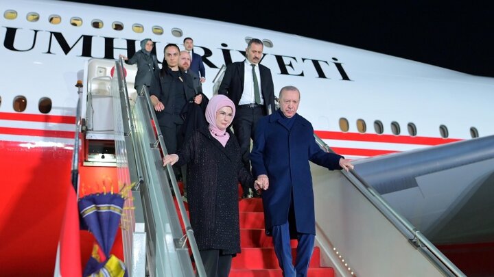 رجب طیب اردوغان به جمهوری آذربایجان سفر کرد رجب طیب اردوغان به جمهوری آذربایجان سفر کرد