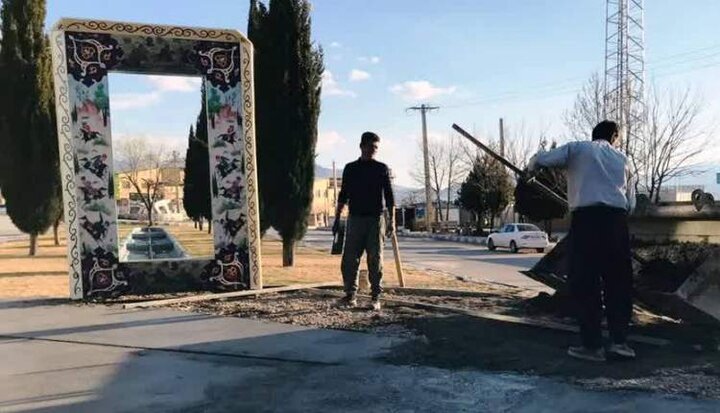 اقدام شهرداری اردل برای استقبال از بهار اقدام شهرداری اردل برای استقبال از بهار