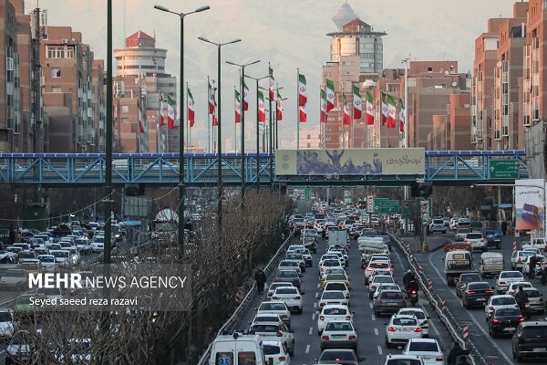وضعیت ترافیک صبحگاهی تهران در اولین روز از هفته وضعیت ترافیک صبحگاهی تهران در اولین روز از هفته
