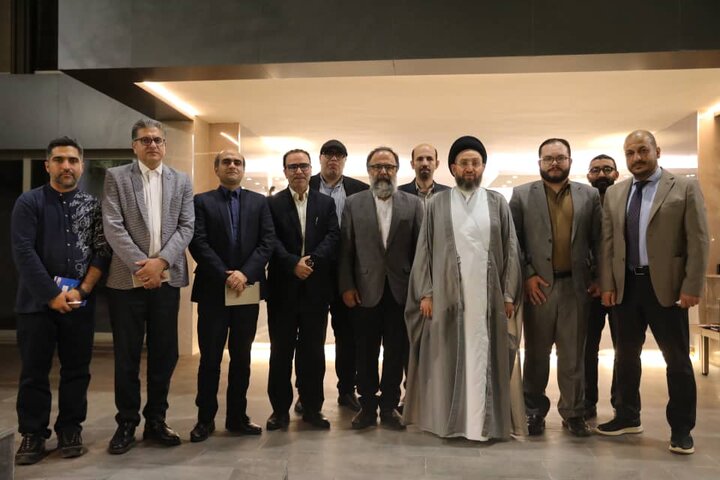 زیاره الوفد الاعلامی الایرانی الى بغداد ولقائه مسؤولین عراقیین رفيعی المستوى+ صور