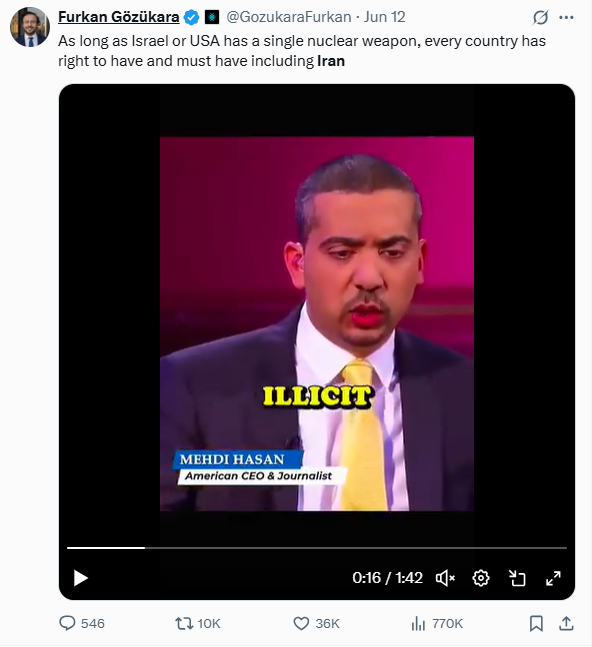 AI professor defends Iran's nuclear rights