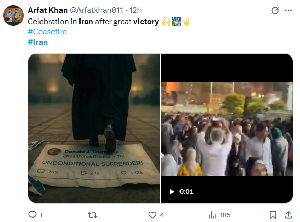 کاربران انگلیسیزبان «ایکس»: آتشبس نماد اقتدار و عقلانیت ایران بود