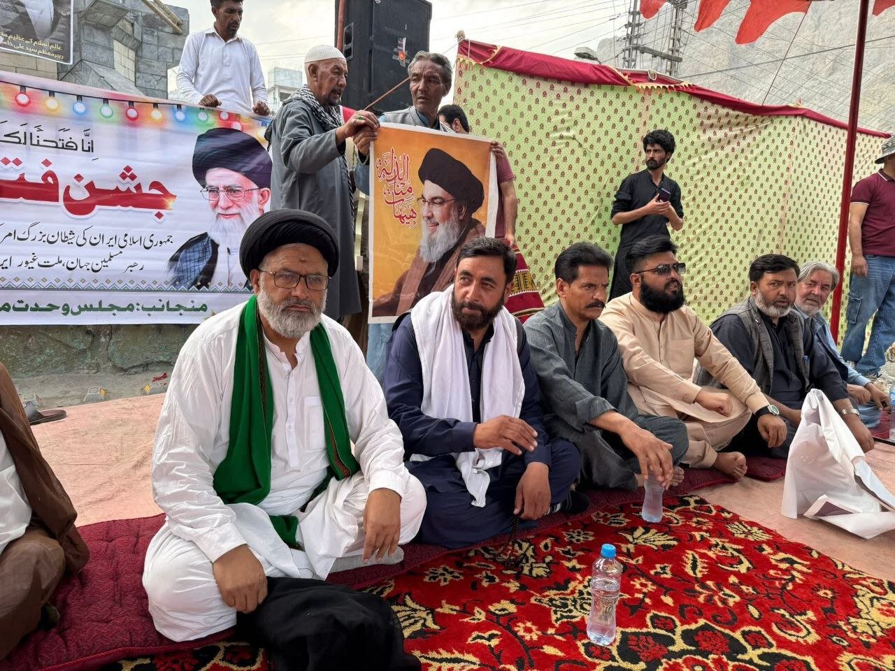 Iran victory celebrations in northernmost Pakistan