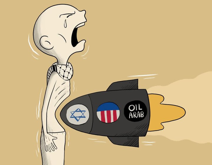 نقطهزنی هنرمندان کارتونیست یمنی و ایرانی علیه جنایات رژیم کودککش