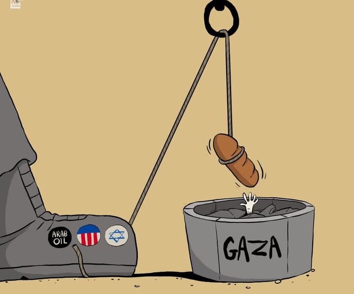 نقطهزنی هنرمندان کارتونیست یمنی و ایرانی علیه جنایات رژیم کودککش