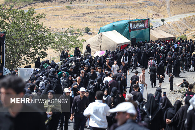 ۲۲۰ هزار نفر در راهپیمایی جاماندگان اربعین در زنجان شرکت کردند ۲۲۰ هزار نفر در راهپیمایی جاماندگان اربعین در زنجان شرکت کردند