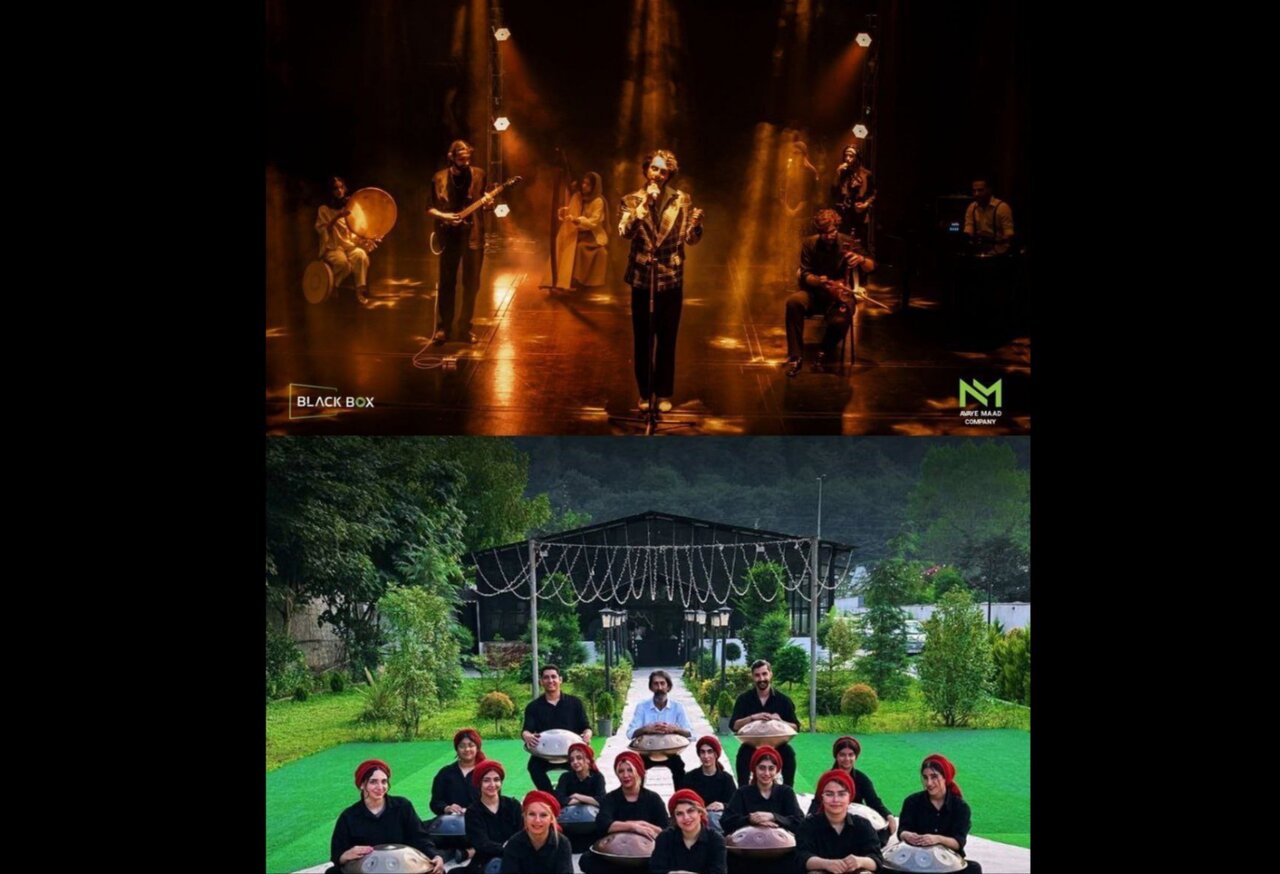 اجرای گروه موسیقی «هندا» در ایرانمال اجرای گروه موسیقی «هندا» در ایرانمال