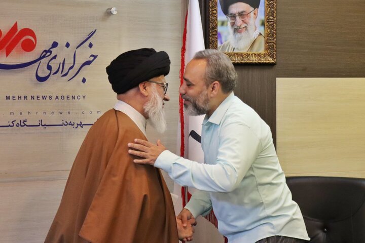 بازدید سید عیسی حسینی مزاری از خبرگزاری مهر+ تصاویر