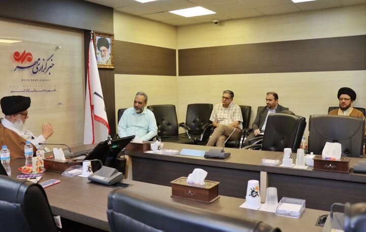 بازدید سید عیسی حسینی مزاری از خبرگزاری مهر+ تصاویر