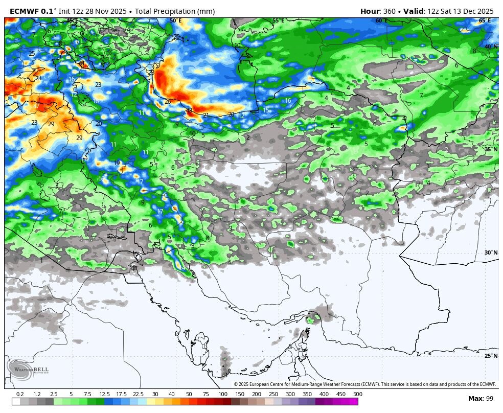 ورود سامانه بارشی جدید به کشور از روز شنبه؛ آغاز بارشها در ۱۶ استان ورود سامانه بارشی جدید به کشور از روز شنبه؛ آغاز بارشها در ۱۶ استان